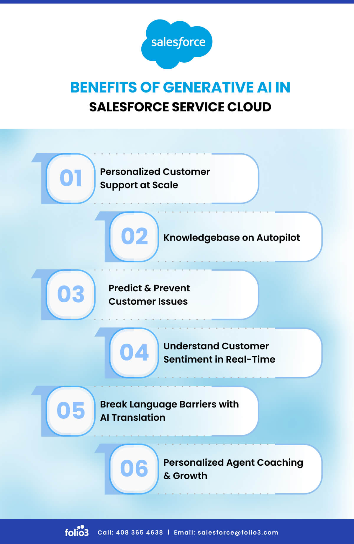 Benefits of Salesforce Service Cloud Generative AI