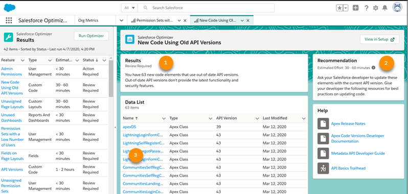 Salesforce Optimizer