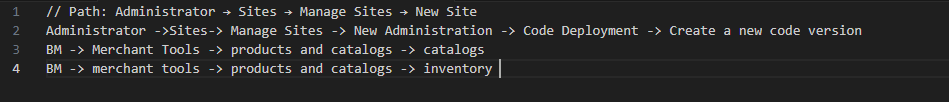 Configuring Inventory