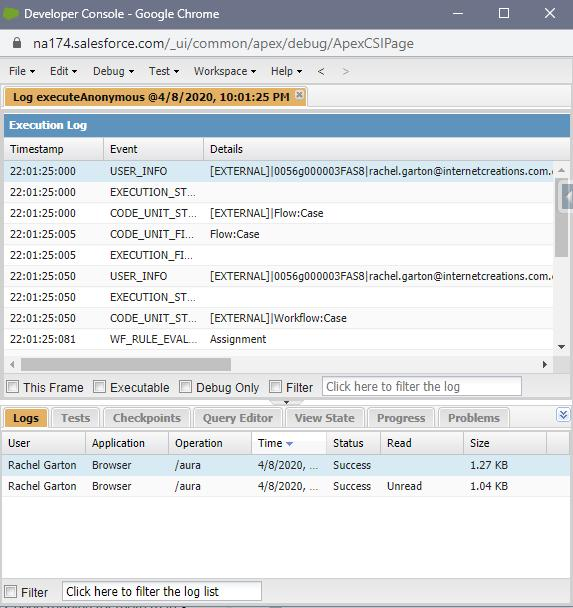 Salesforce Error 4