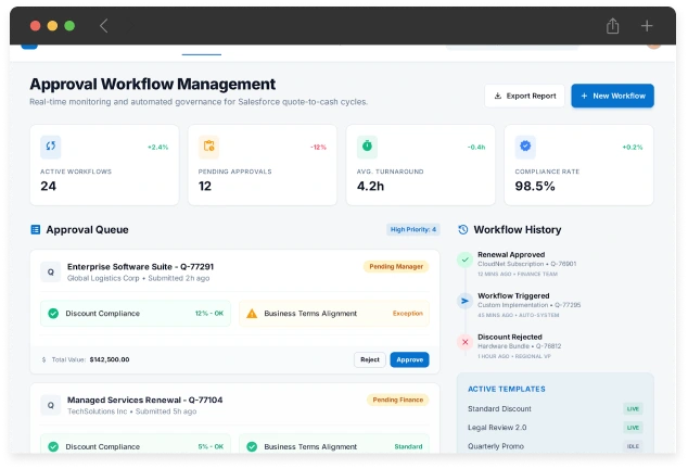 Interactive Approval Workflows