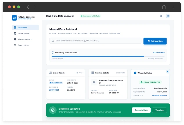 Real-Time Data Retrieval